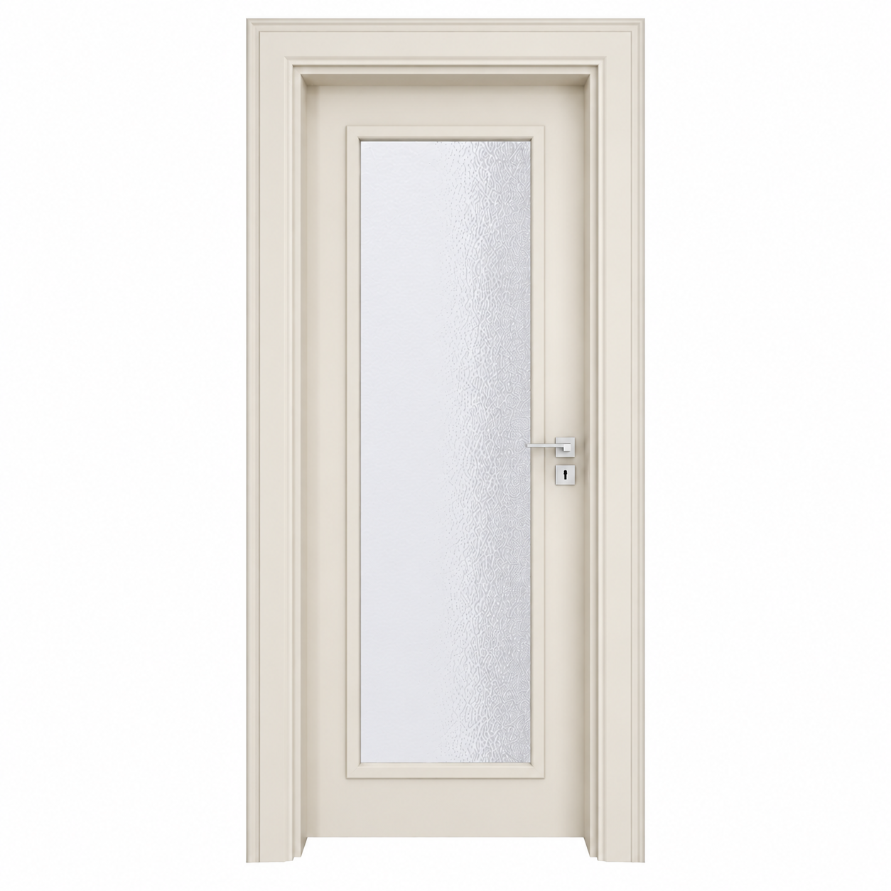 BY-5013V Porte intérieure Laqué Vitrée